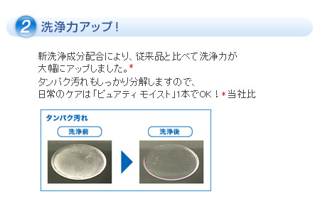 洗浄力が従来品に比べ大幅にアップ